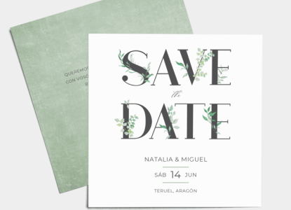 Cartes Save the date