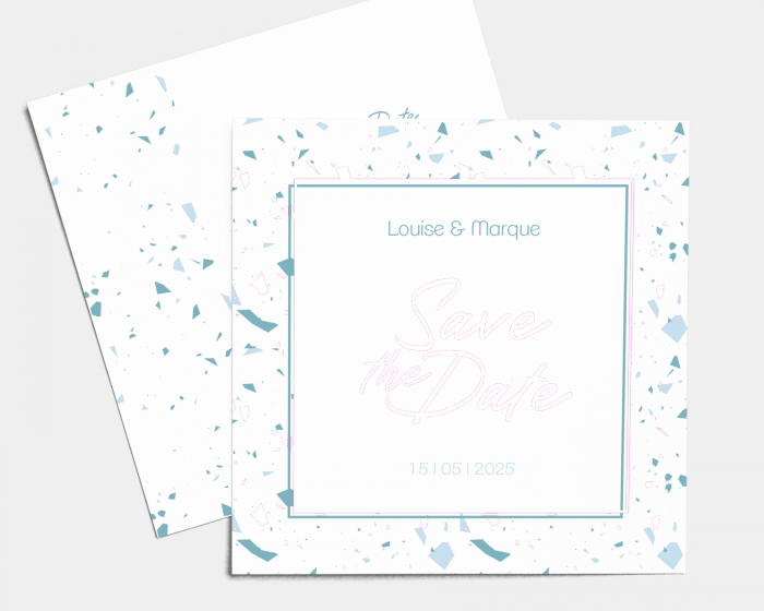 Beautiful Confetti - Save the Date carte mariage