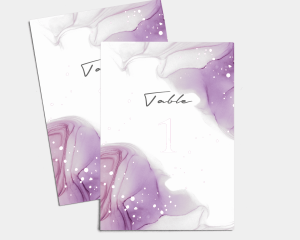 Purple Ink - Numéros de Table 1 - 10