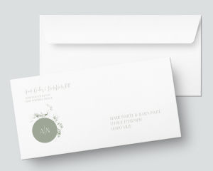 Lyra - Enveloppe longue imprimée
