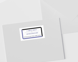 Bari - Étiquettes d'adresse pour enveloppes