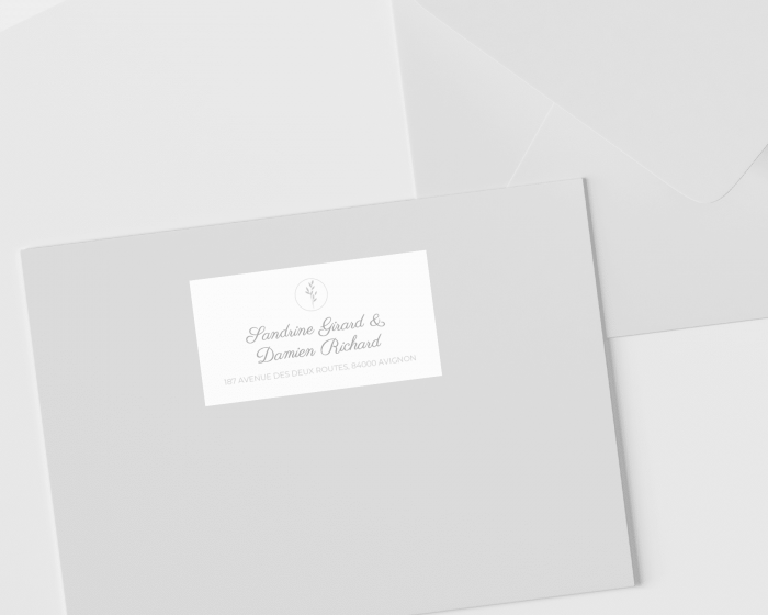 Shining Circle - Étiquettes d'adresse pour enveloppes