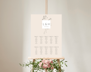 Floral Cube - Plan de Table 50x70 cm (vertical)