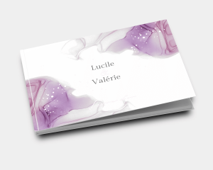 Purple Ink - Livre d´or mariage
