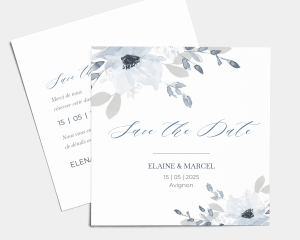 Shades of Blue - Save the Date carte mariage