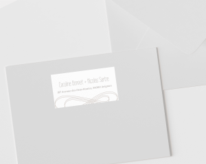Infinito - Étiquettes d'adresse pour enveloppes