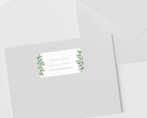 Leaves - Étiquettes d'adresse pour enveloppes