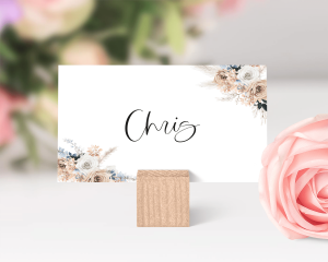 Bloomy Boho - Marque-place mariage