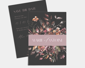 Alive - Save the Date carte mariage (vertical)