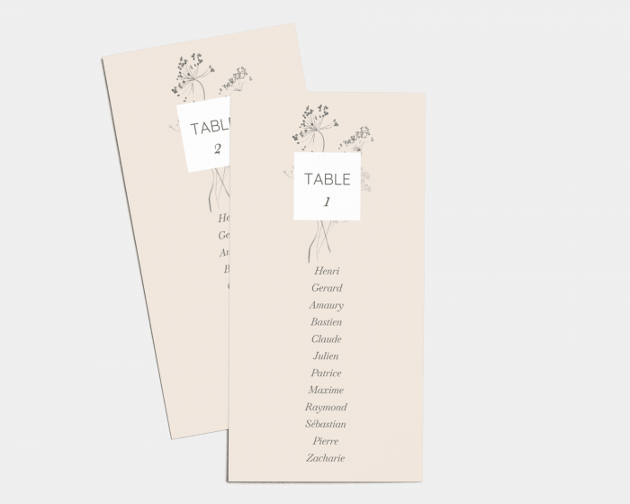 Floral Cube - Plan de Table 1 - 10