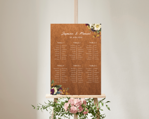 Rustic Love - Plan de Table 50x70 cm (vertical)
