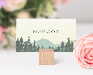 Vintage Mountain - Marque-place mariage