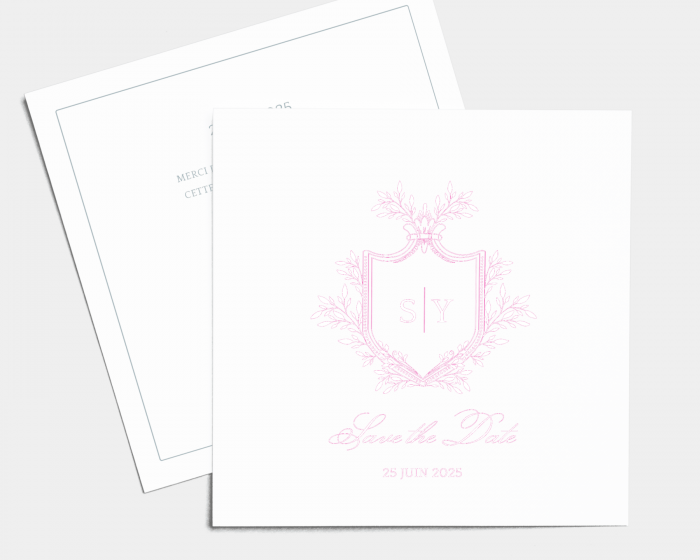 Crest - Save the Date carte mariage