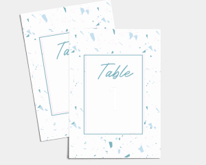 Beautiful Confetti - Numéros de Table 1 - 10