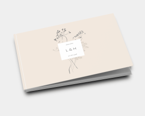 Floral Cube - Livre d´or mariage