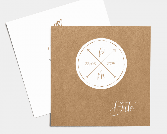 Couple - Save the Date carte mariage
