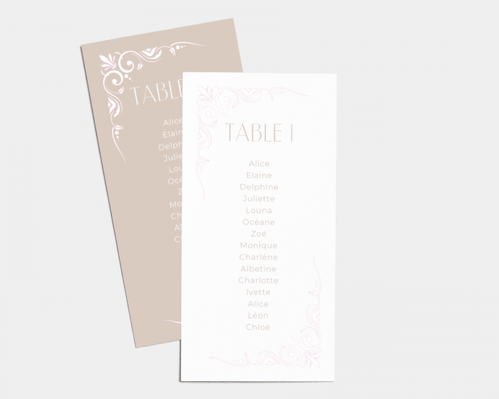 Beauty - Plan de Table 1 - 10