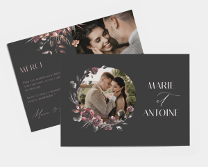 Alive - Carte de remerciements mariage petit format