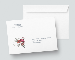 Blooming Botanical - Enveloppe B6 imprimée