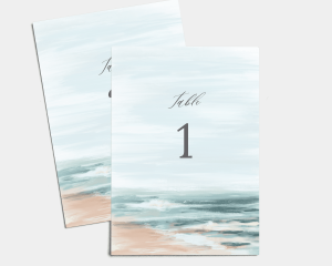 Painted Beach - Numéros de Table 1 - 10