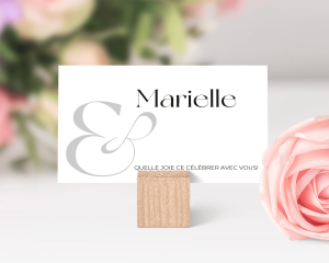 Letters - Marque-place mariage