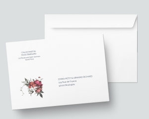 Blooming Botanical - Enveloppe C6 imprimée