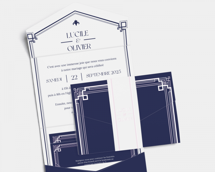 Gatsby - Format pocketfold imprimé