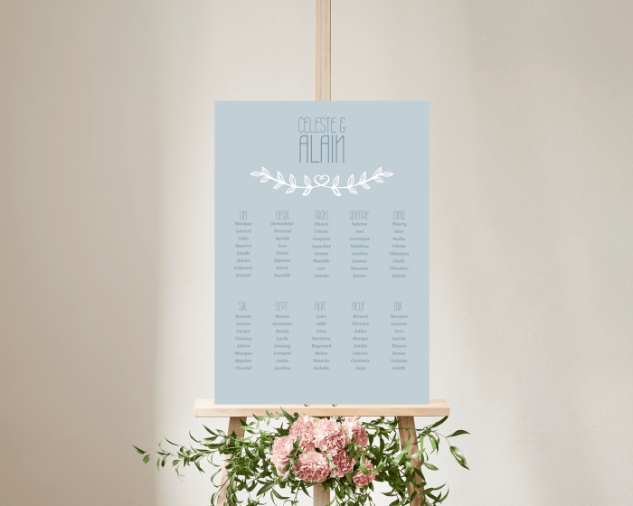Together - Plan de Table 50x70 cm (vertical)