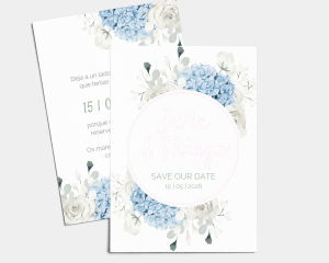 Hortense - Save the Date carte mariage (vertical)