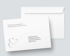 Letters - Enveloppe C6 imprimée