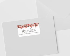 Rubin - Étiquettes d'adresse pour enveloppes