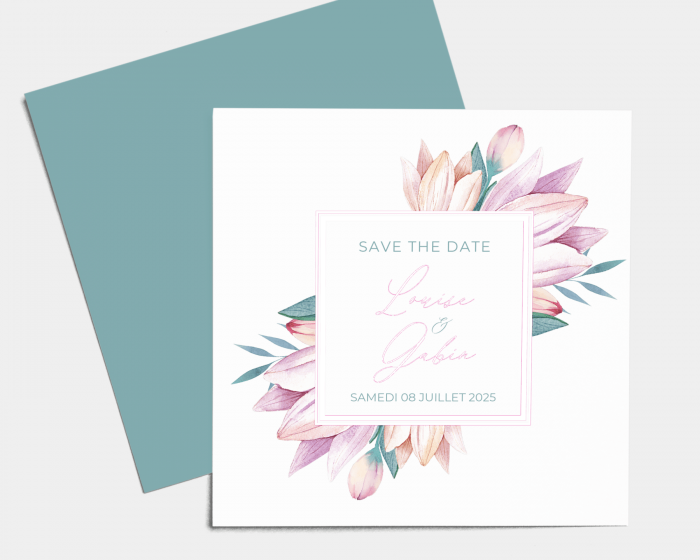Blumengold - Save the Date carte mariage