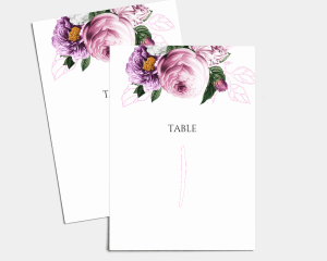 Fleur - Numéros de Table 1 - 10