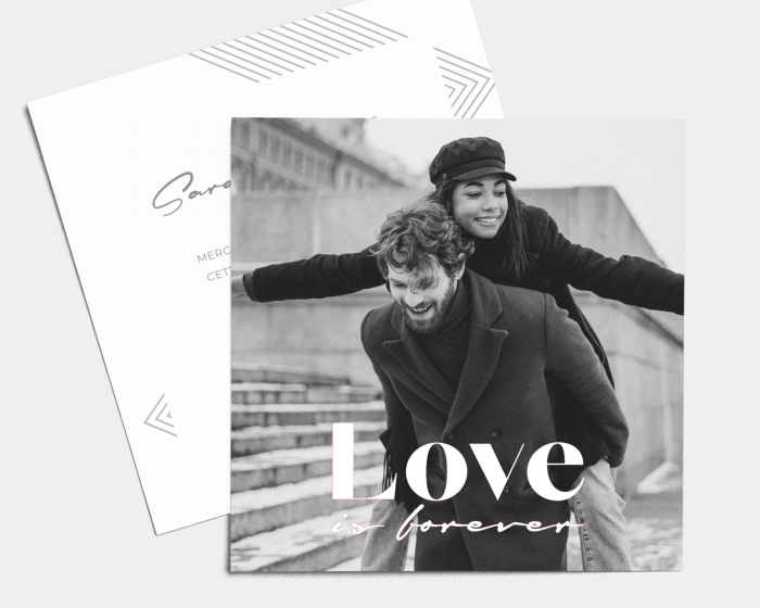 Forever - Save the Date carte mariage