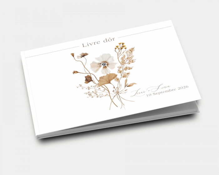 Autumn Wildflowers - Livre d´or mariage