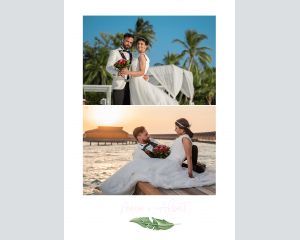 Tropicana - Affiche de mariage (verticale)