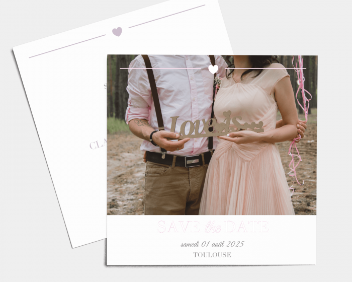 Bel Air - Save the Date carte mariage