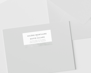 Elegant Greenery - Étiquettes d'adresse pour enveloppes