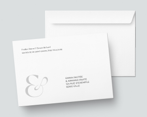 Letters - Enveloppe B6 imprimée